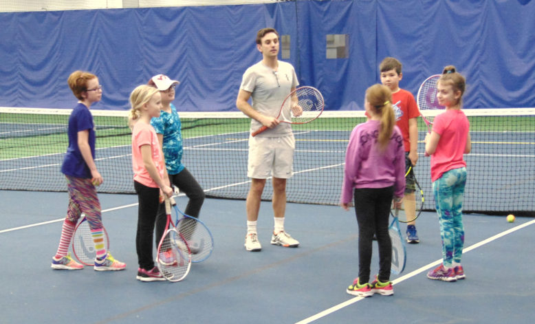 Youth Tennis Lesson | HealthTrack